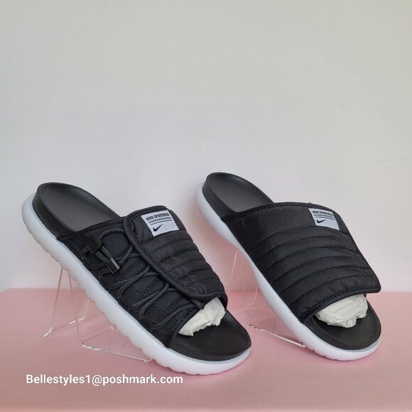 NIKE Asuna 2 Sporty Quilted Slide Sandals- Black/White color- Women’s Size: 9 ⭐ - Picture 5 of 16